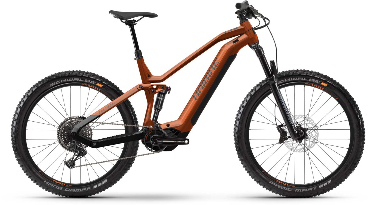 Haibike AllTrail 6 29 papaya/black gloss 2023 - E-Bike Fully Mountainbike