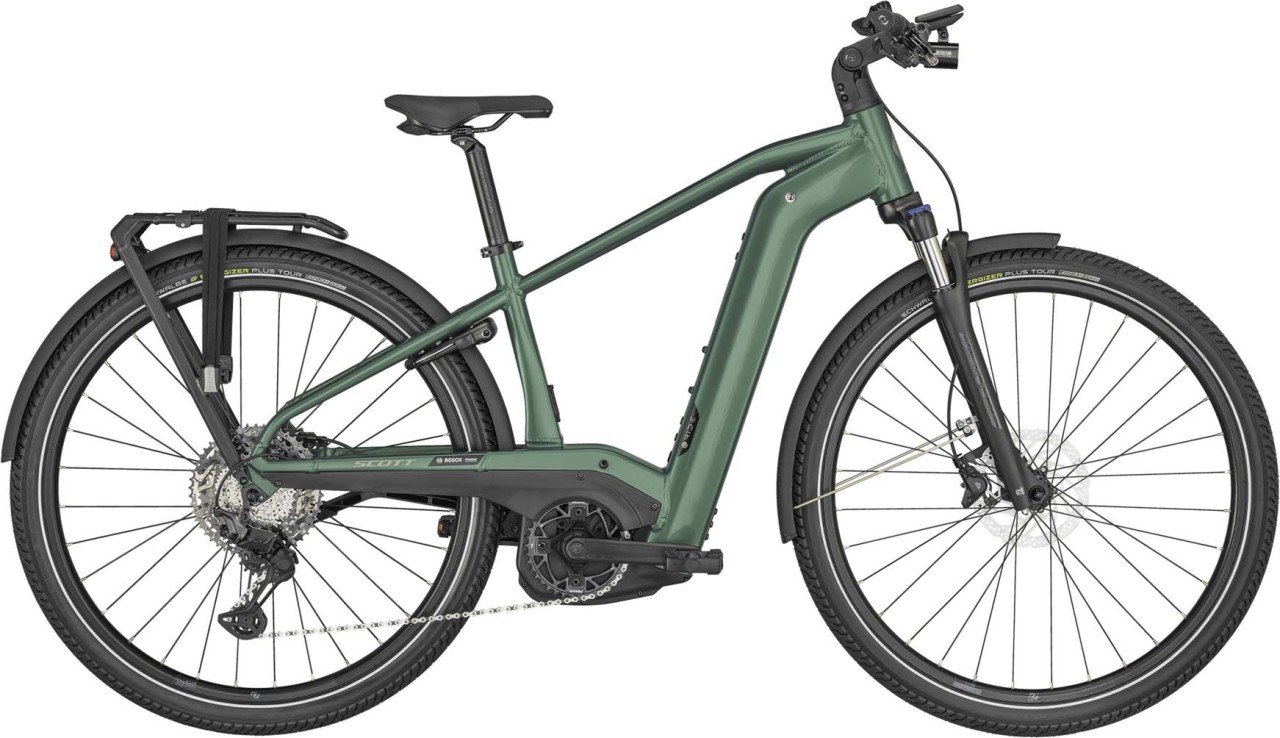 Scott Sub Sport eRIDE 10 Men Malachite Green 2023 - E-Bike Trekkingrad Herren