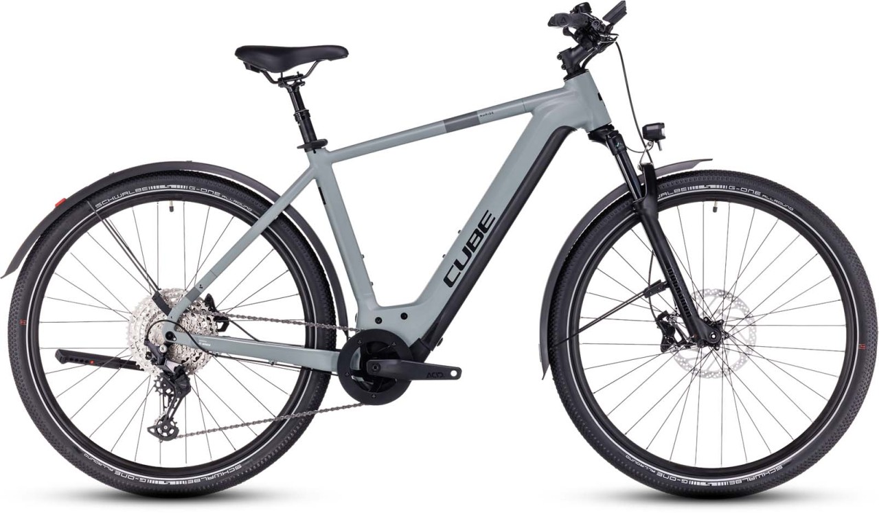 Cube Nuride Hybrid SLX 750 Allroad grey n black 2023 - E-Bike Trekkingrad Herren