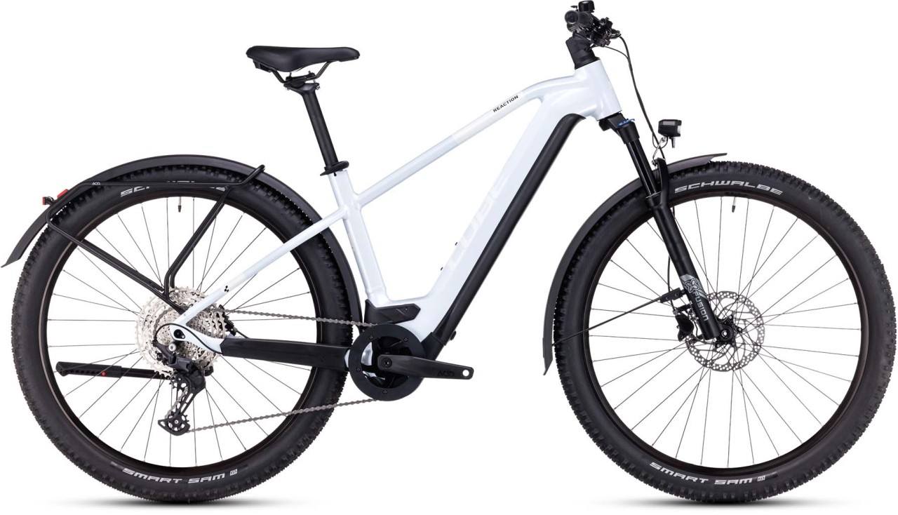 Cube Reaction Hybrid Pro 750 Allroad flashwhite n black 2023 - E-Bike Hardtail Mountainbike