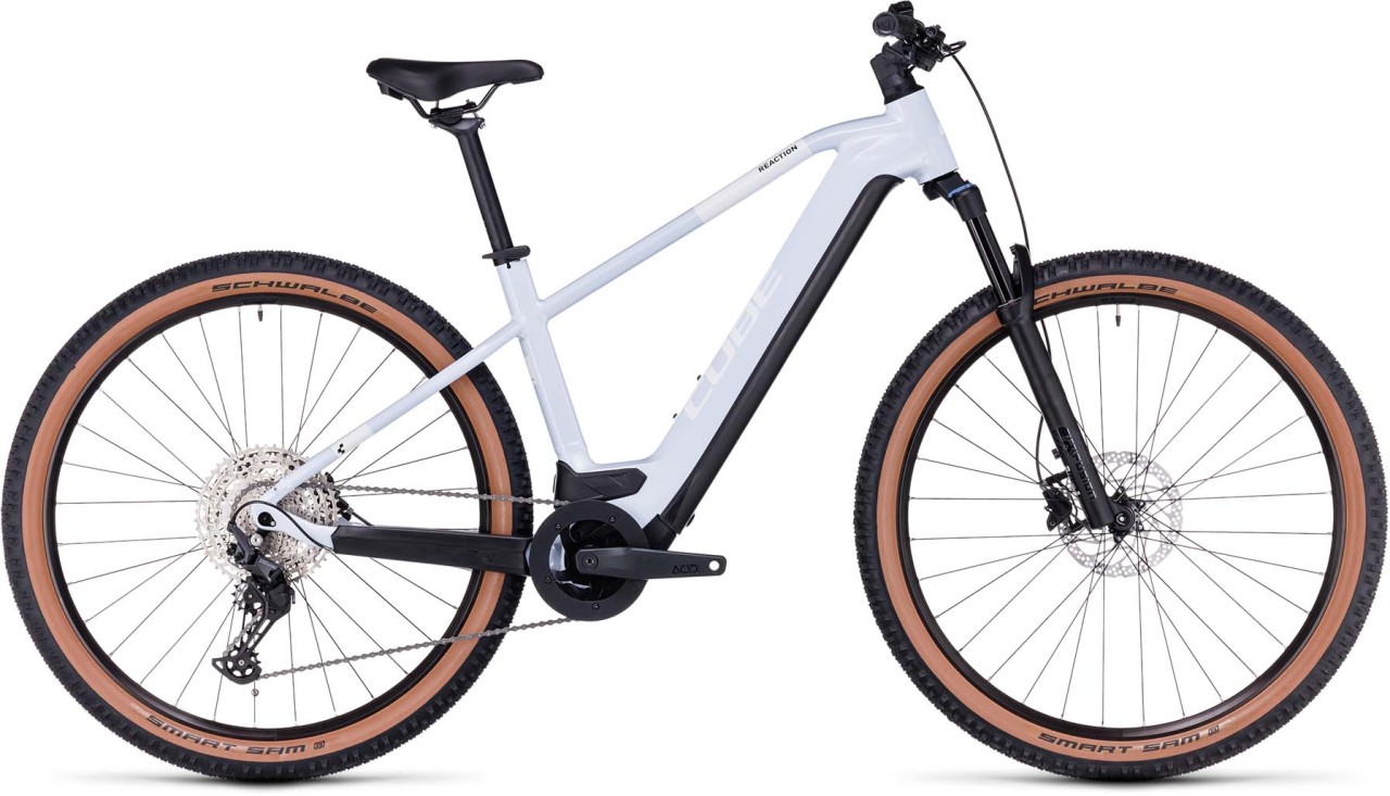 Cube Reaction Hybrid Pro 750 flashwhite n black 2023 - E-Bike Hardtail Mountainbike