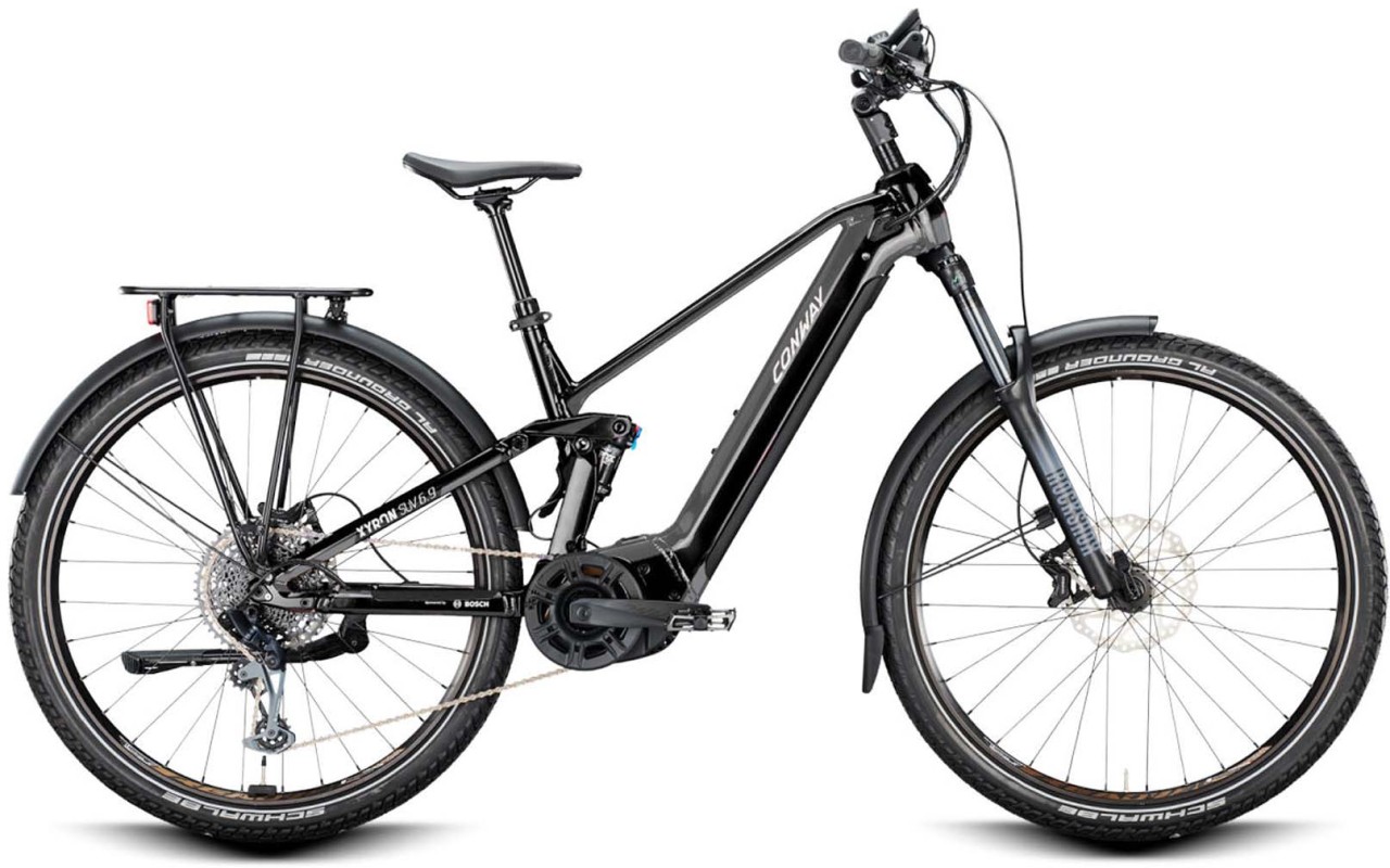 Conway Xyron SUV 6.9 750 black metallic / silver matt 2022 - E-Bike Fully Mountainbike