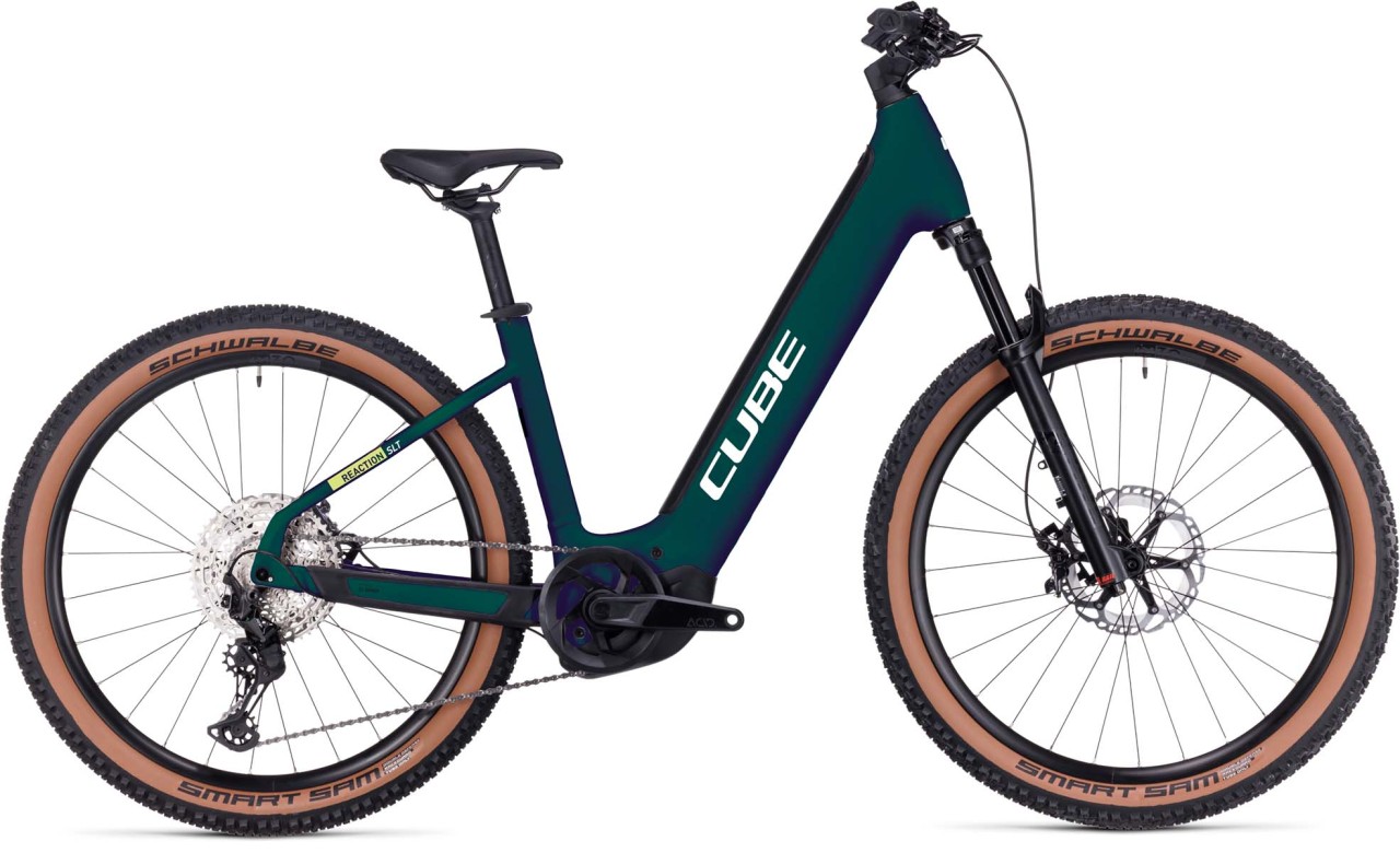 Cube Reaction Hybrid SLT 750 goblin n yellow 2023 - E-Bike Hardtail Mountainbike Tiefeinsteiger