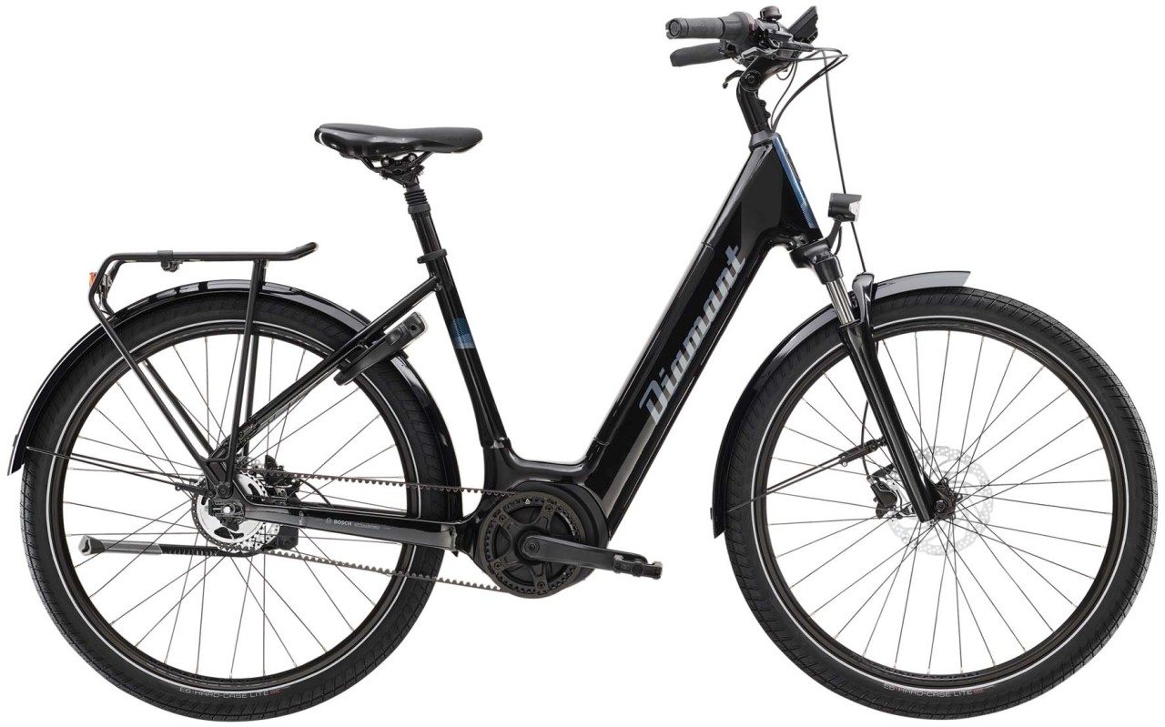 Diamant Beryll Esprit Gen 3 TIE 545Wh Tiefschwarz 2023 - E-Bike Trekkingrad Tiefeinsteiger