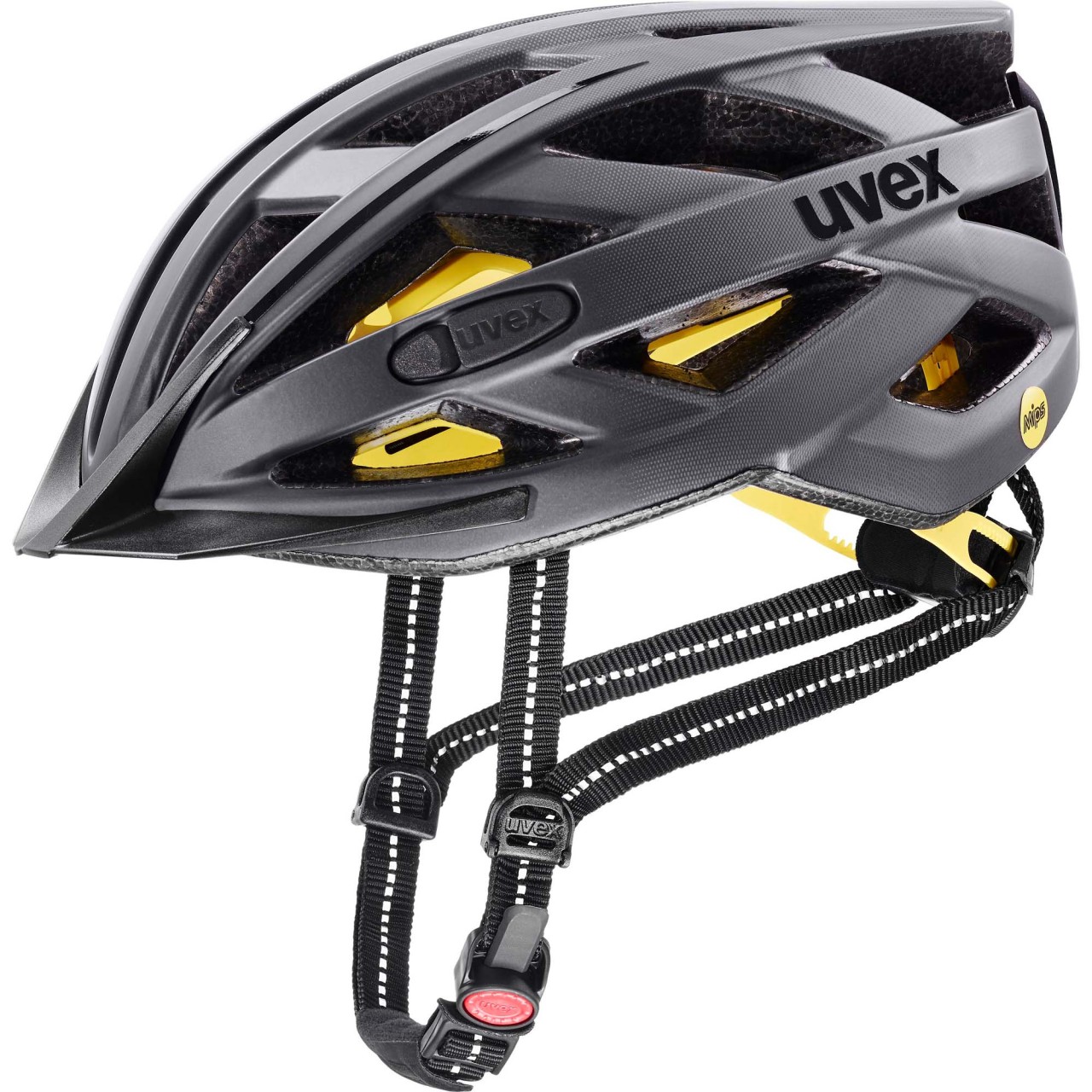 Uvex Fahrradhelm city i-vo MIPS, titan mat