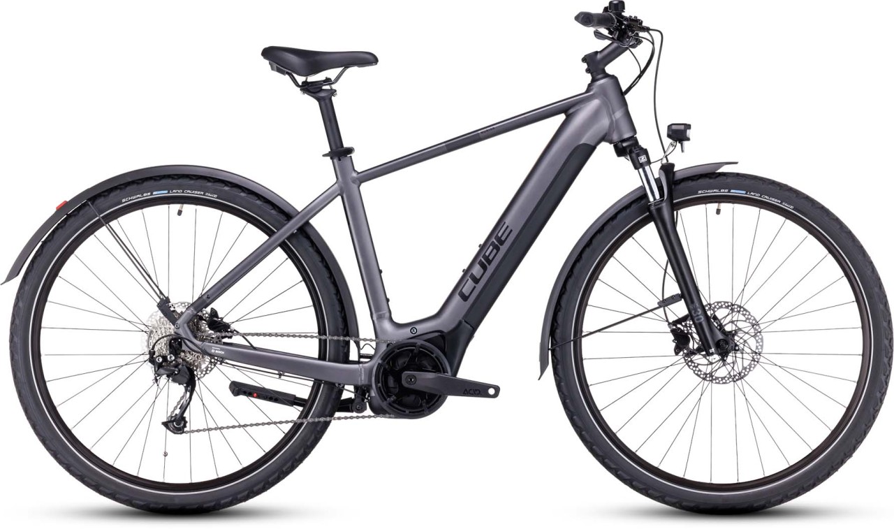 Cube Nuride Hybrid Performance 625 Allroad graphite n black 2023 - E-Bike Trekkingrad Herren
