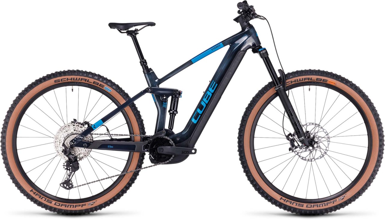 Cube Stereo Hybrid 140 HPC SLX 750 liquidblue n blue 2023 - E-Bike Fully Mountainbike