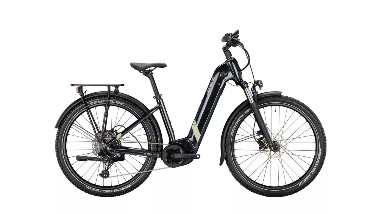 Conway Cairon C 3.0 625Wh black metallic / desert matt 2023 - E-Bike Hardtail Mountainbike Tiefeinsteiger
