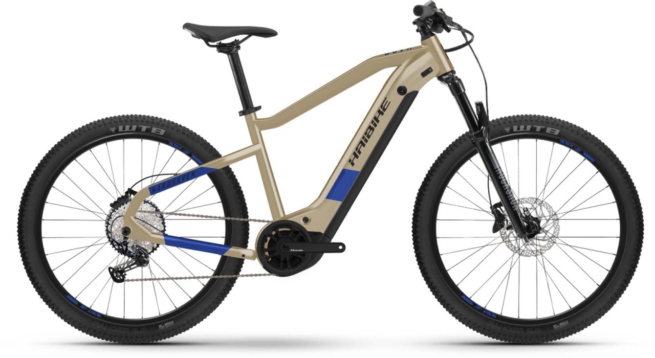 Haibike HardSeven 7 630Wh cofee/blue 2022 - E-Bike Hardtail Mountainbike