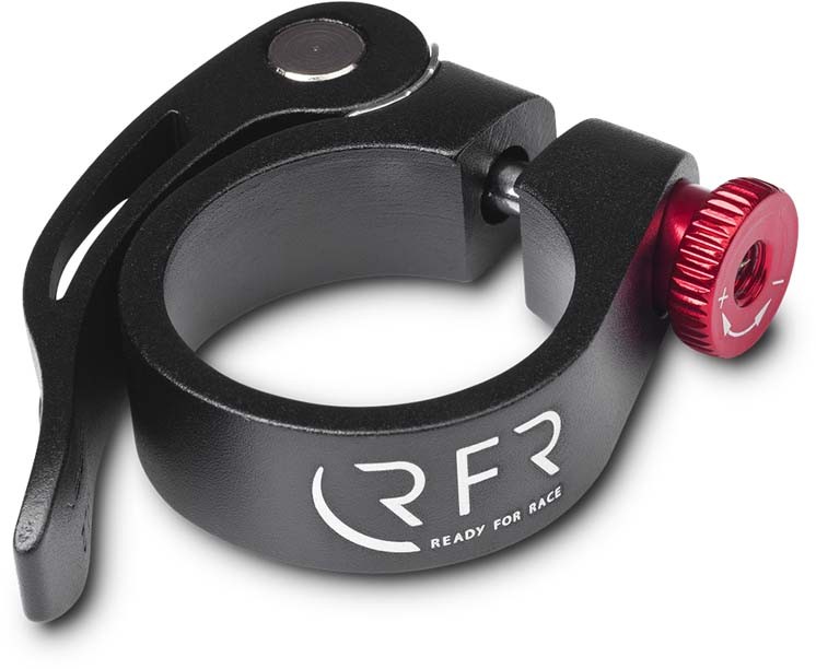 RFR Sattelklemme mit Schnellspanner 31,8 mm black n red