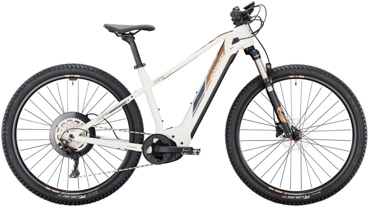 Conway Cairon S 5.0 750 pearlwhite / brown metallic 2022 - E-Bike Hardtail Mountainbike