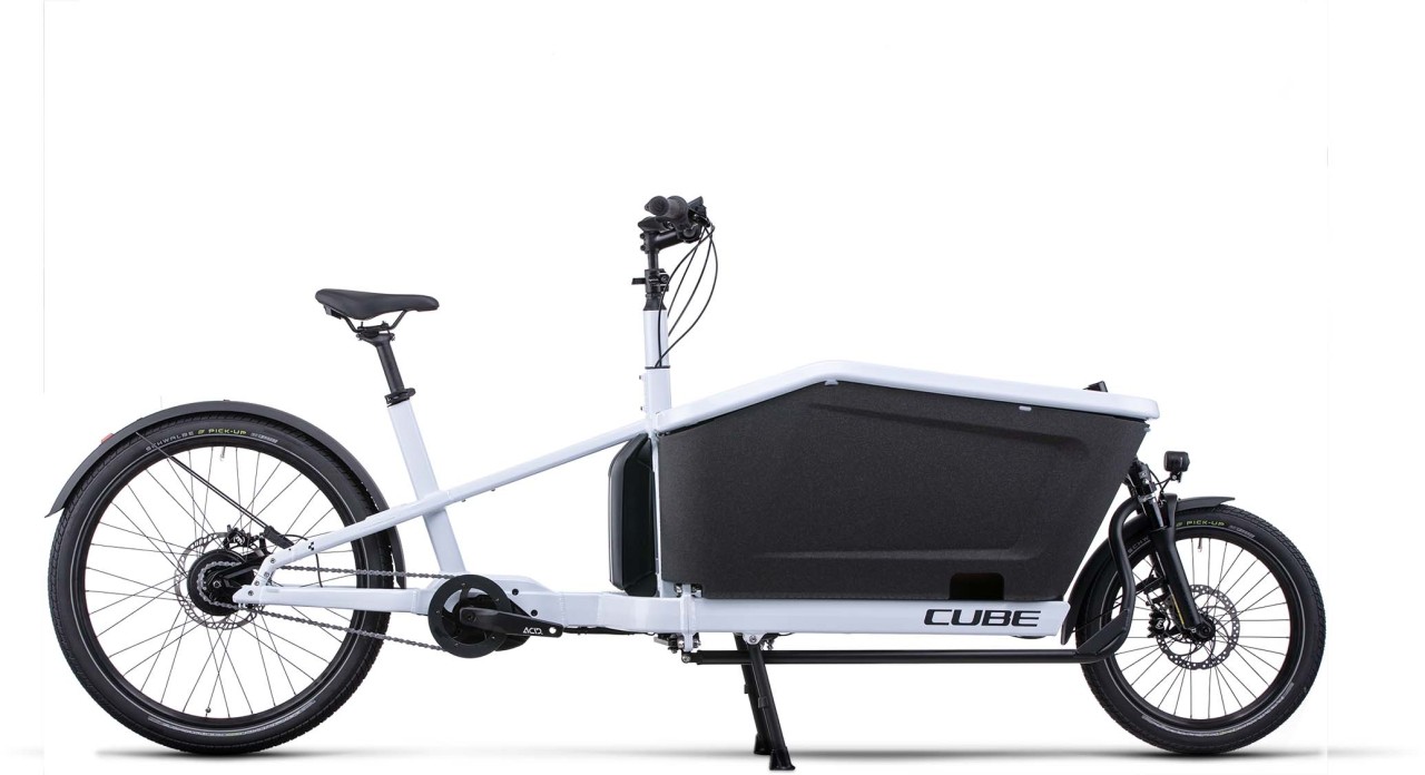 Cube Cargo Hybrid 500 flashwhite n black 2022 - E-Bike Lastenfahrrad