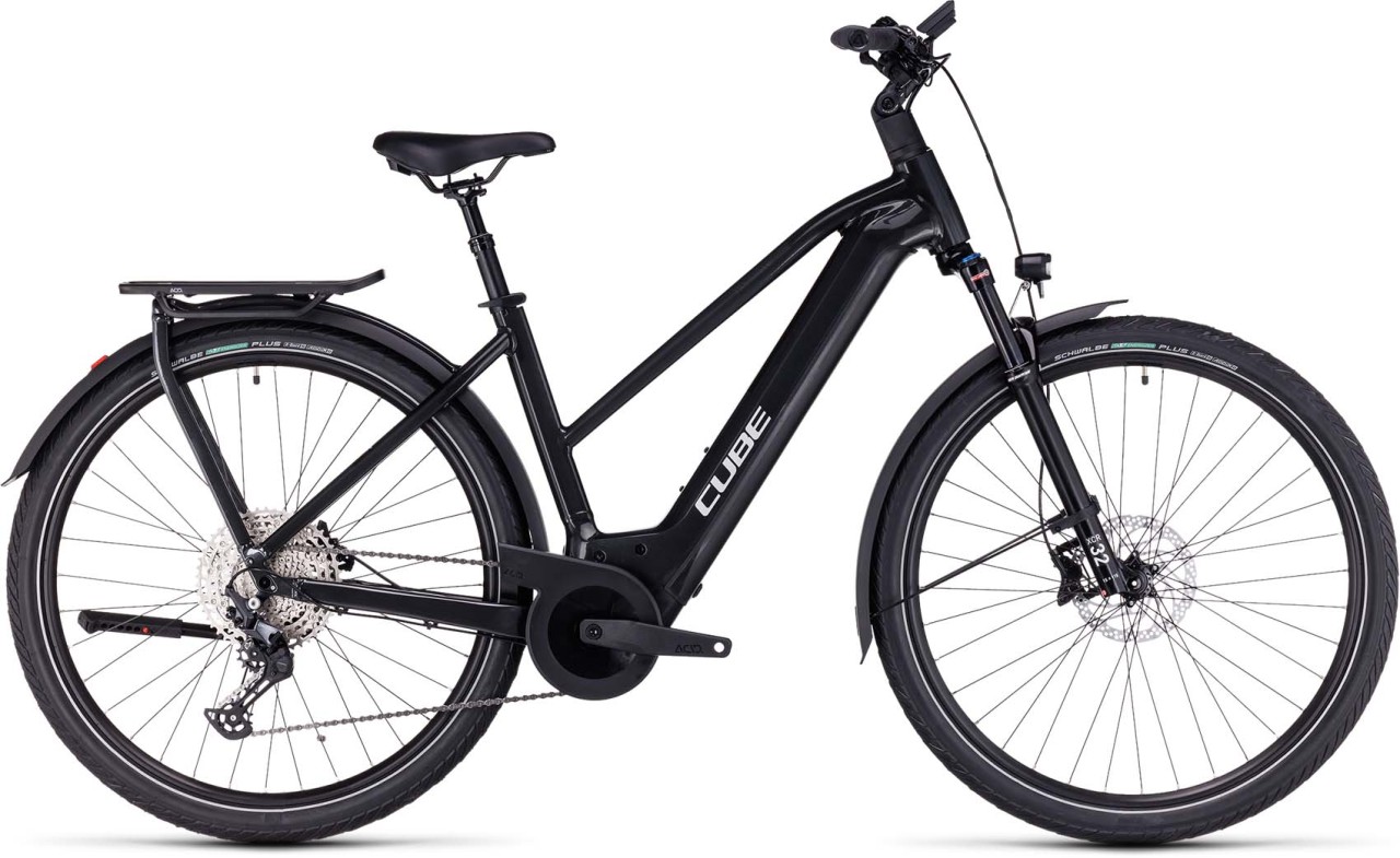 Cube Kathmandu Hybrid EXC 750 grey n silver 2023 - E-Bike Trekkingrad Damen - Lackschaden