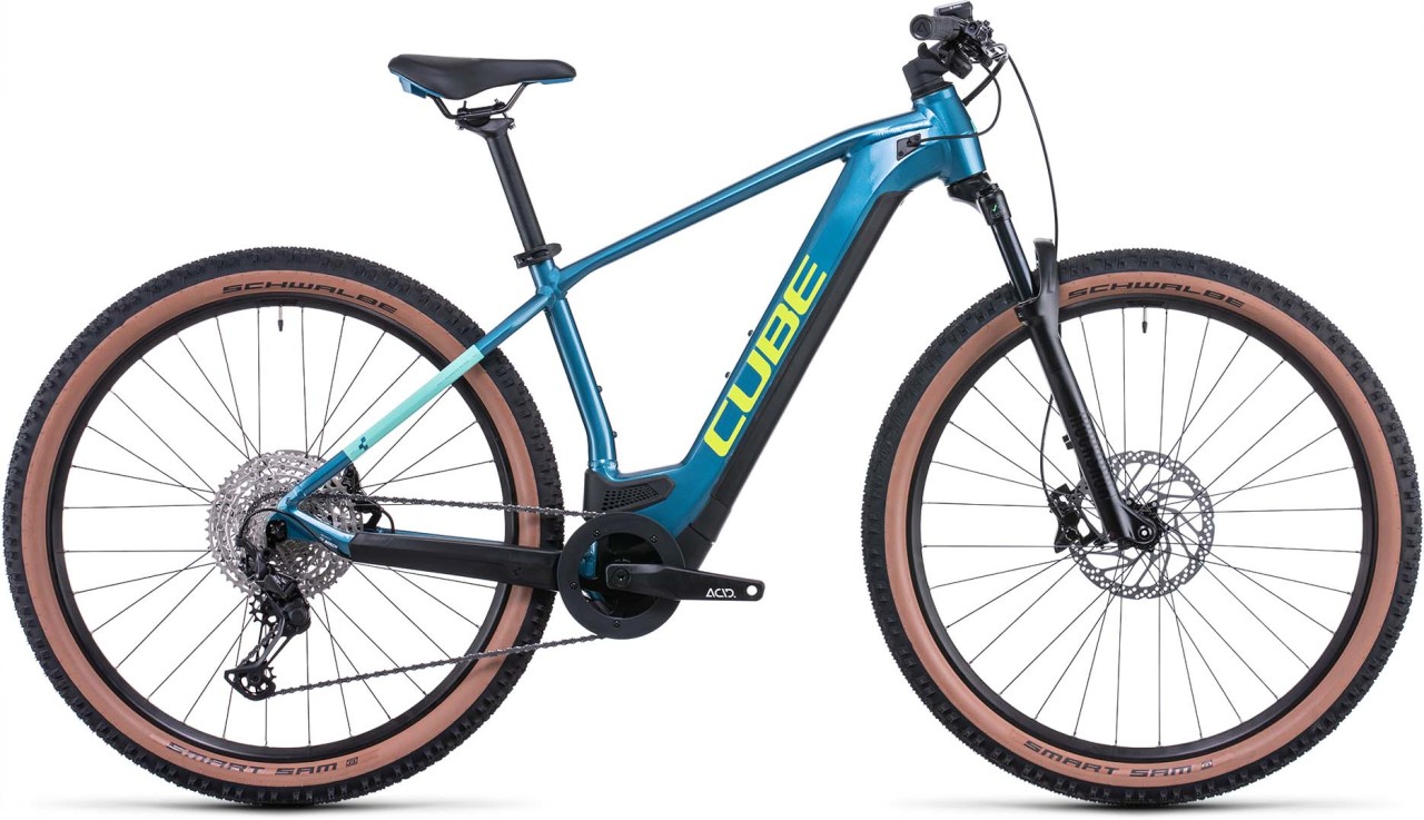 Cube Reaction Hybrid Race 625 blue n lime 2022 - E-Bike Hardtail Mountainbike