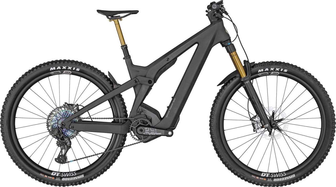 Scott Patron eRIDE 900 Ultimate raw carbon / black fade / metal 2022 - E-Bike Fully Mountainbike