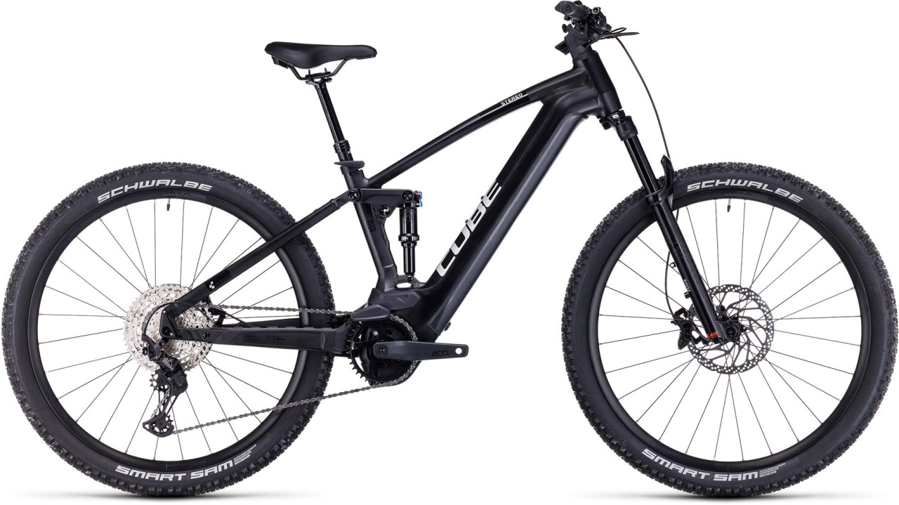 Cube Stereo Hybrid 120 SLX 750 black n metal 2023 - E-Bike Fully Mountainbike