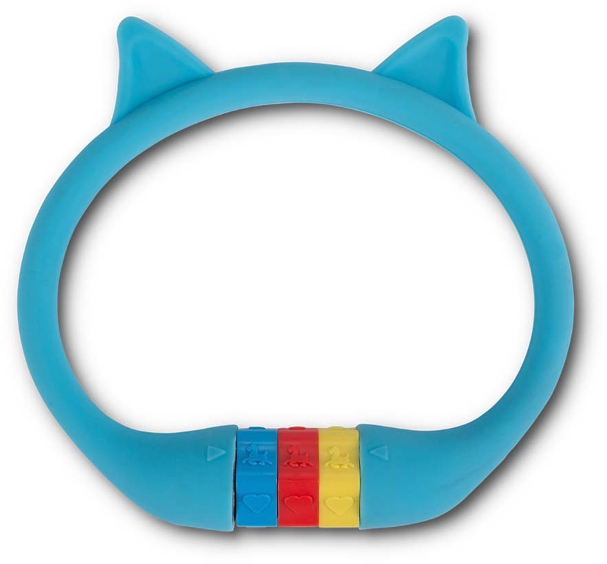 RFR Zahlenkabelschloss HPS "CAT" 10 x 350 mm blue