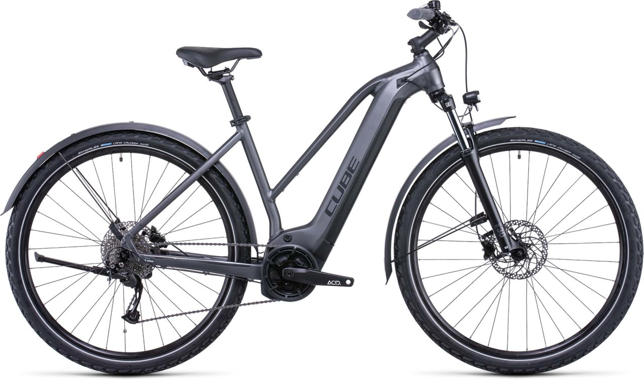 Cube Nuride Hybrid Performance 500 Allroad graphite n black 2022 - E-Bike Hardtail Mountainbike Damen