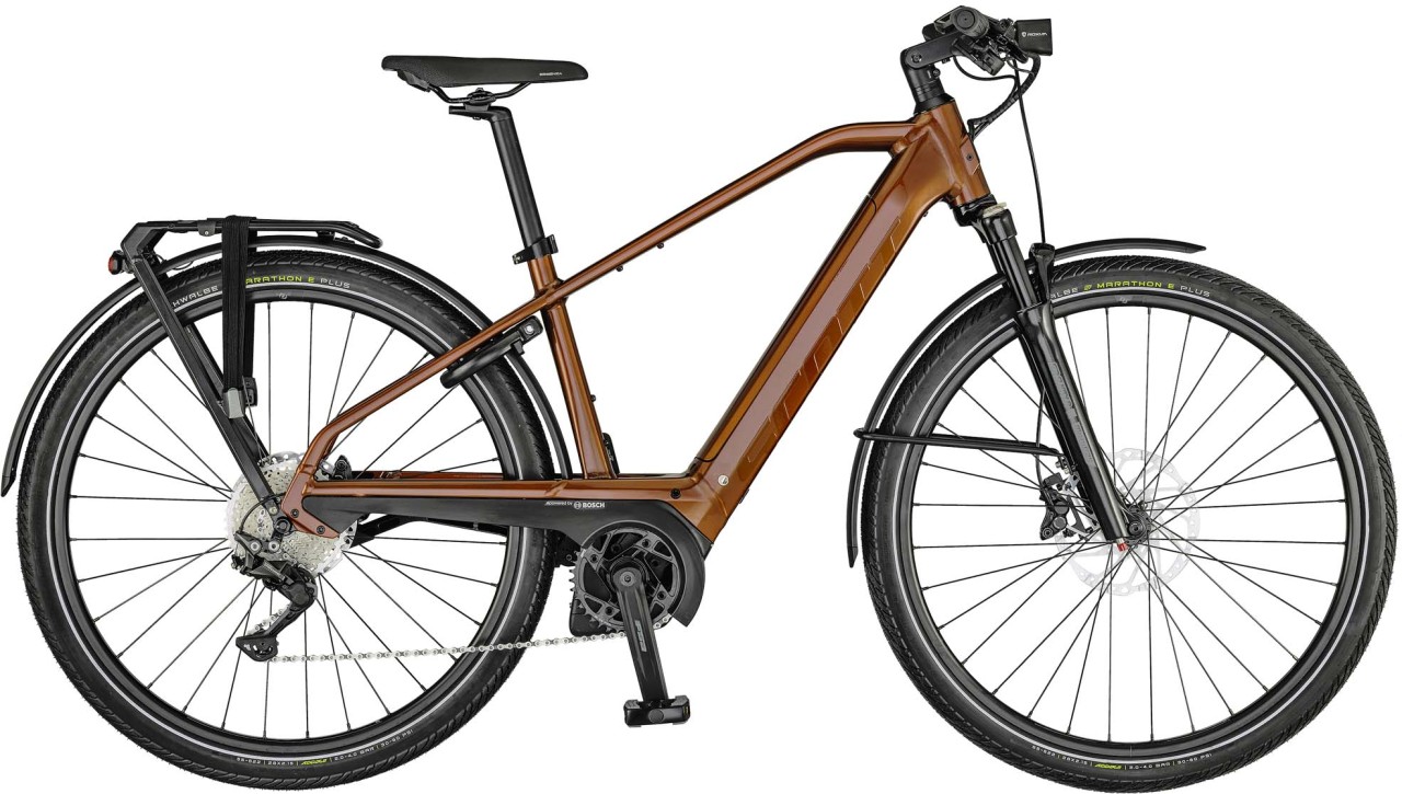 Scott Silence eRIDE 30 Men dark ochre / eclipse blue 2021 - E-Bike Trekkingrad Herren