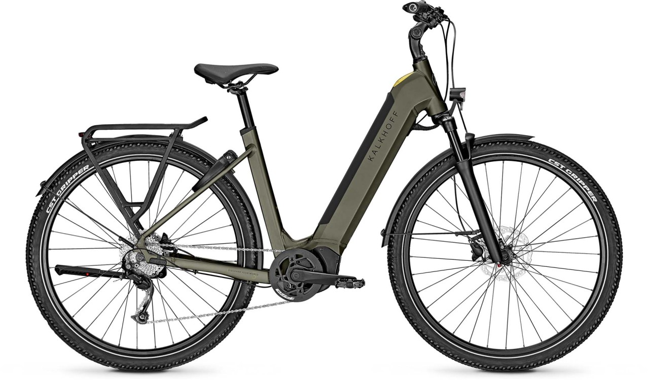 Kalkhoff Entice 5.B Season urbangreen matt 2023 - E-Bike Hardtail Mountainbike Tiefeinsteiger