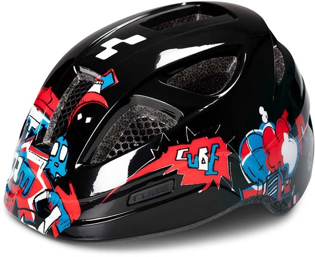 Cube Helm LUME black graffiti