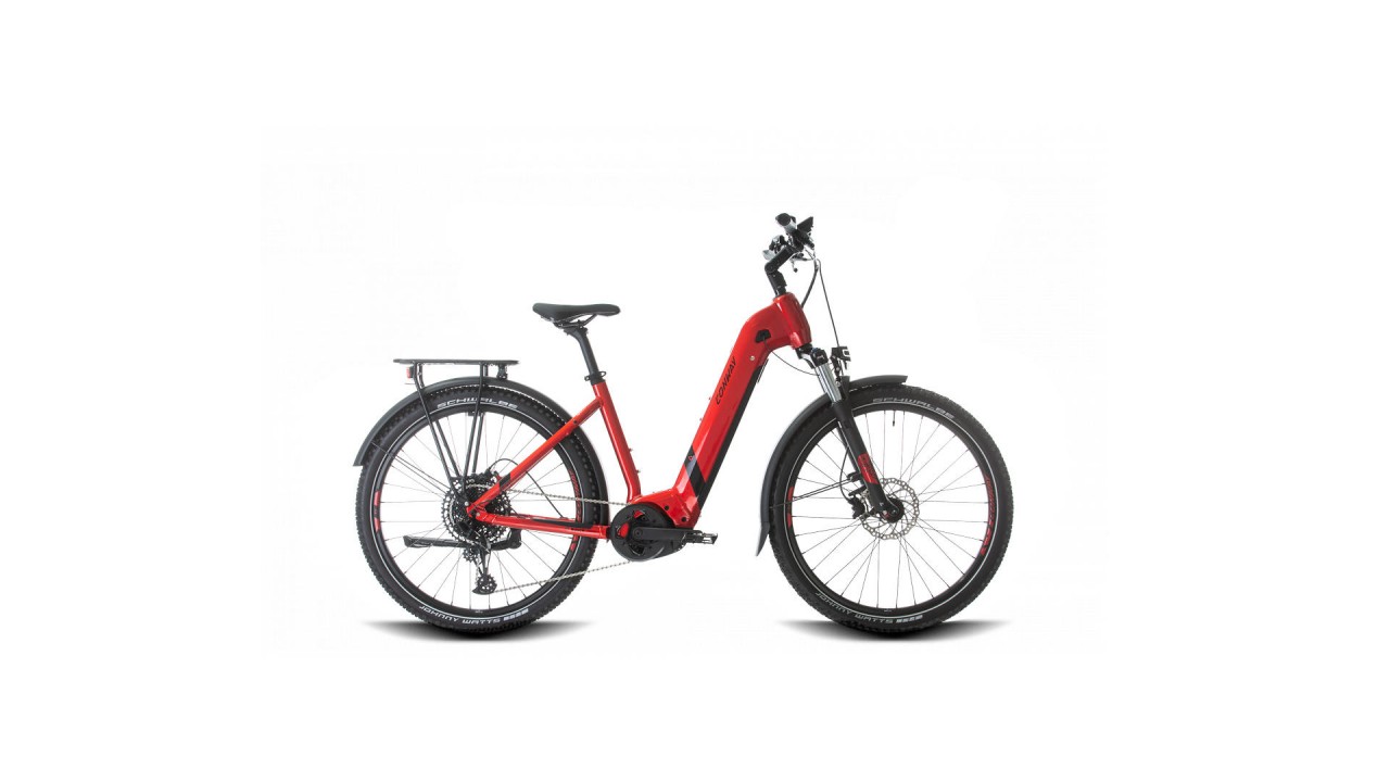 Conway Cairon C 3.0 625Wh red metallic / black metallic 2023 - E-Bike Hardtail Mountainbike Tiefeinsteiger
