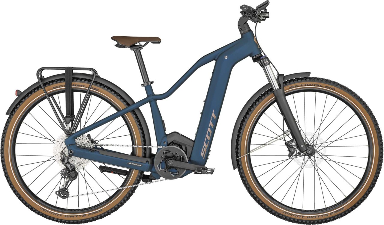Scott Axis eRIDE 20 Lady Rift Blue 2023 - E-Bike Hardtail Mountainbike Trekkingrad