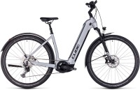 Cube Nuride Hybrid EXC 750 Allroad polarsilver n black 2023 - E-Bike Trekkingrad Tiefeinsteiger