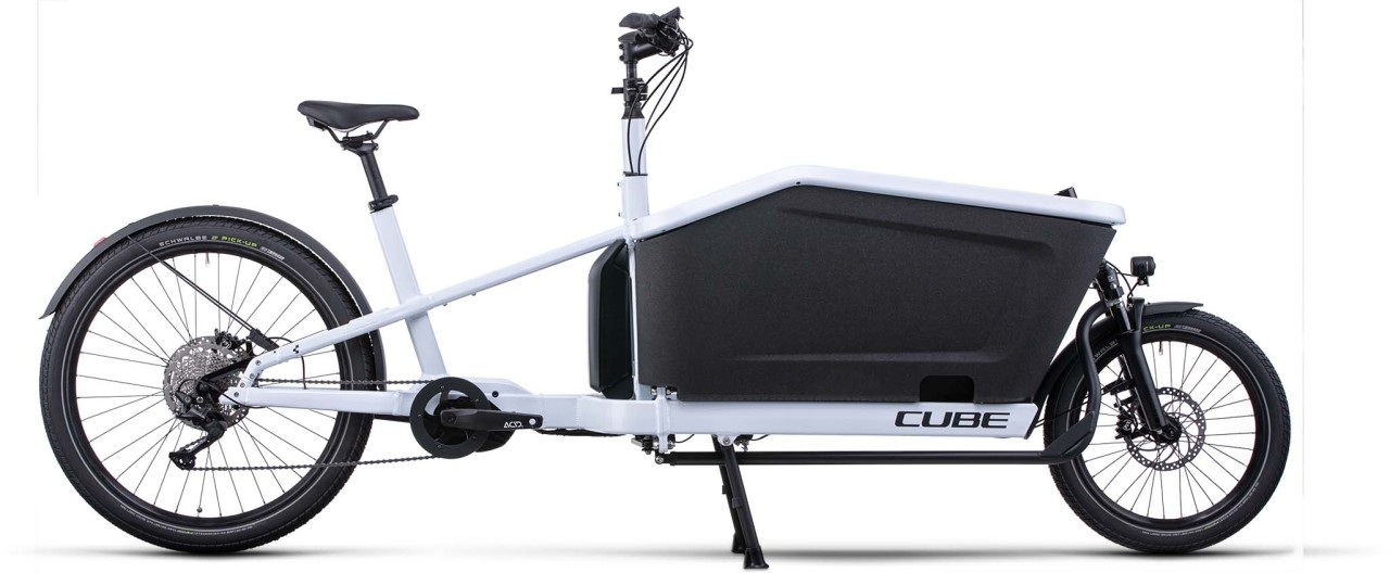 Cube Cargo Sport Hybrid 500 flashwhite n black 2022 - E-Bike Lastenfahrrad