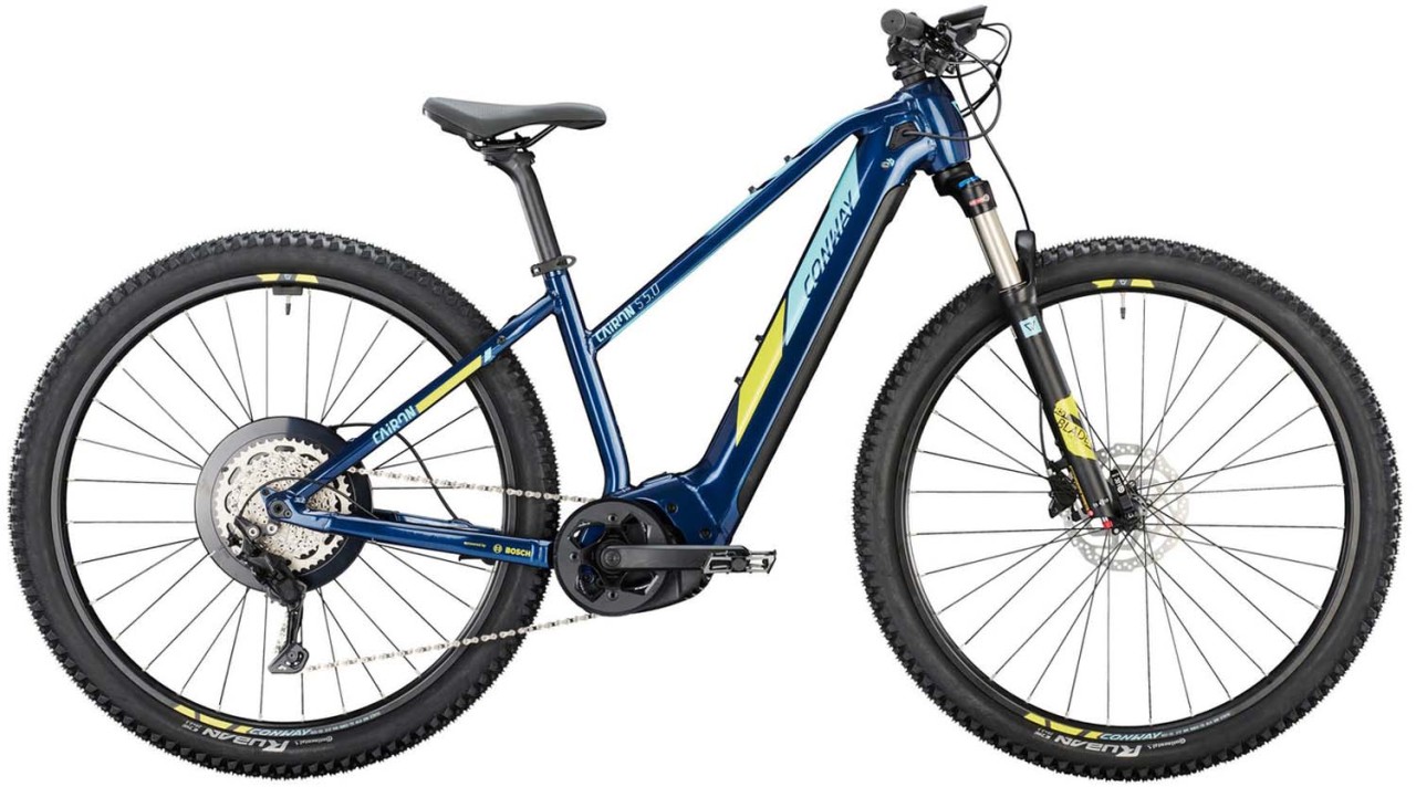 Conway Cairon S 5.0 750 darkblue metallic / lightblue 2022 - E-Bike Hardtail Mountainbike Damen