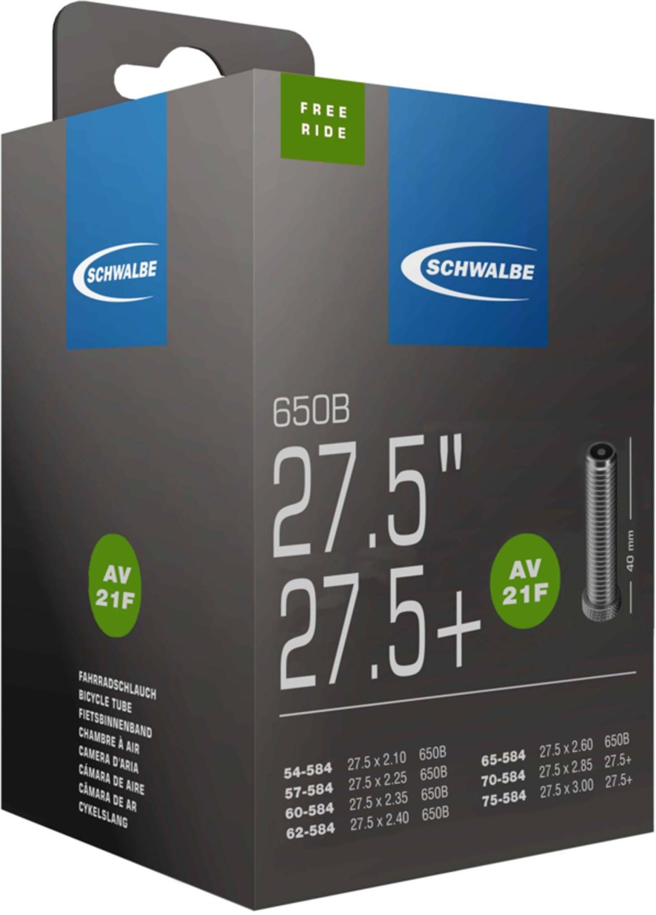 Schwalbe Schlauch 27.5x2.1-3.0 S AV21F Light 54/75-584