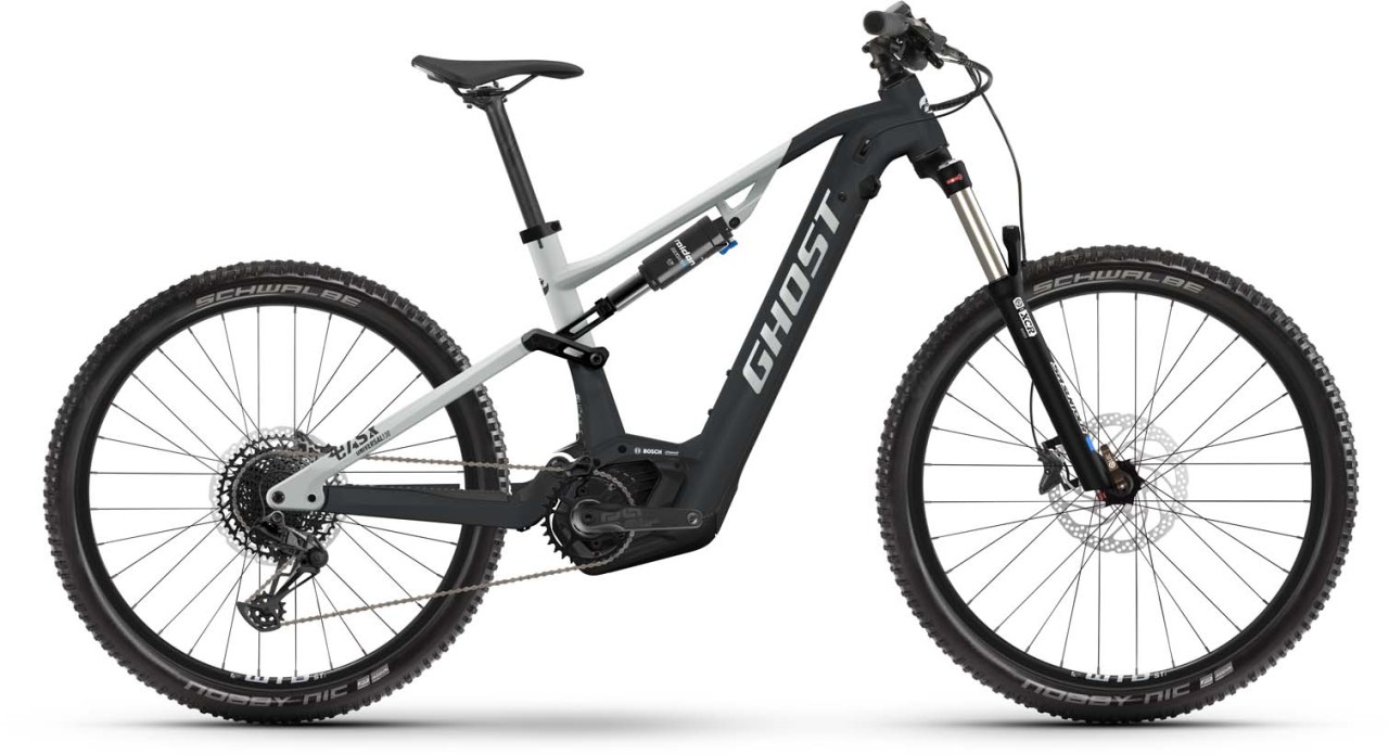 Ghost E-ASX 130 Universal metallic anthrazit / light grey 2023 - E-Bike Fully Mountainbike