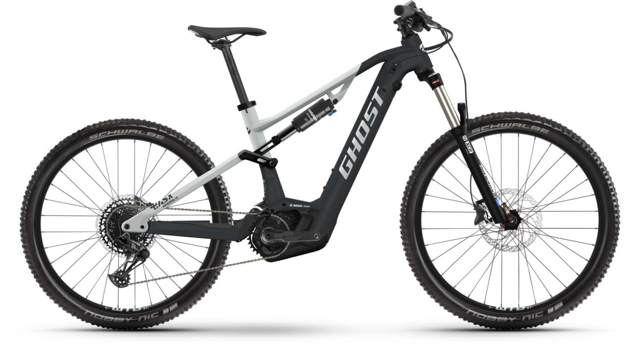 Ghost E-ASX 130 Universal metallic anthrazit / light grey 2023 - E-Bike Fully Mountainbike
