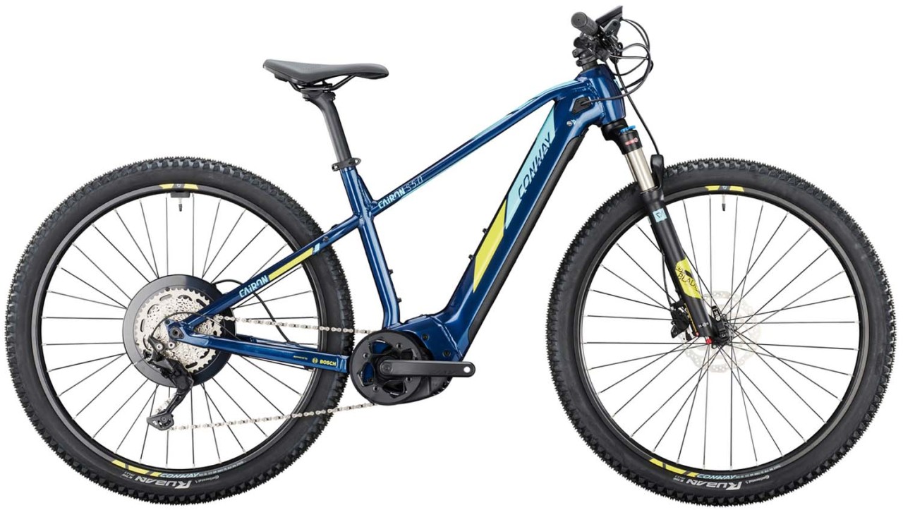 Conway Cairon S 5.0 750 darkblue metallic / lightblue 2022 - E-Bike Hardtail Mountainbike