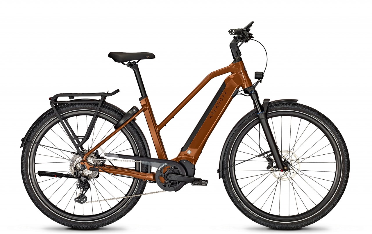 Kalkhoff Endeavour 5.B Advance+ goldbrown glossy 2023 - E-Bike Trekkingrad Damen