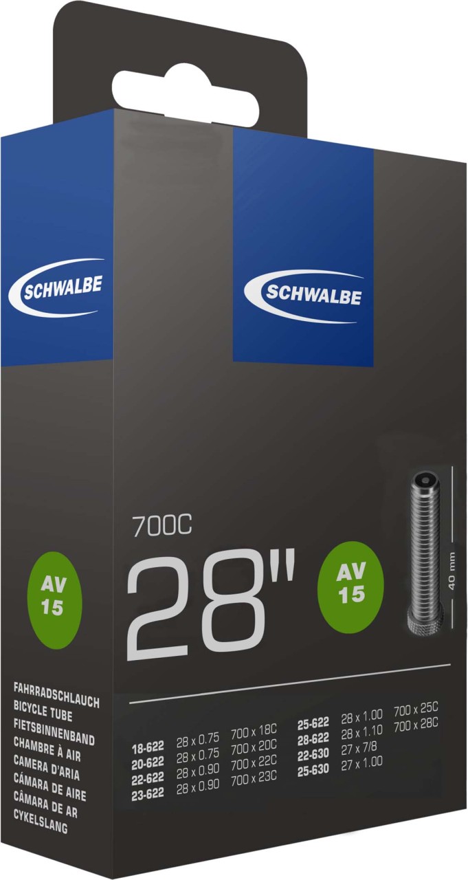 Schwalbe Schlauch AV Nr. 15 28"/700C