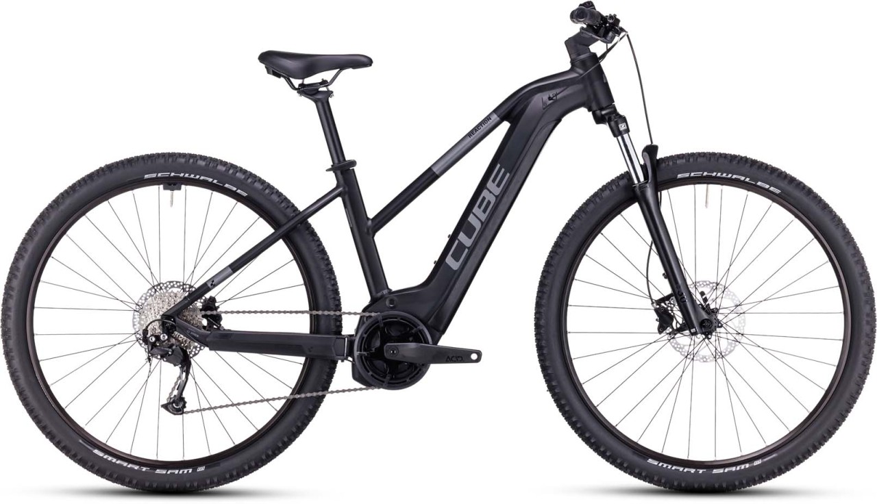 Cube Reaction Hybrid Performance 625 black n grey 2023 - E-Bike Hardtail Mountainbike Damen