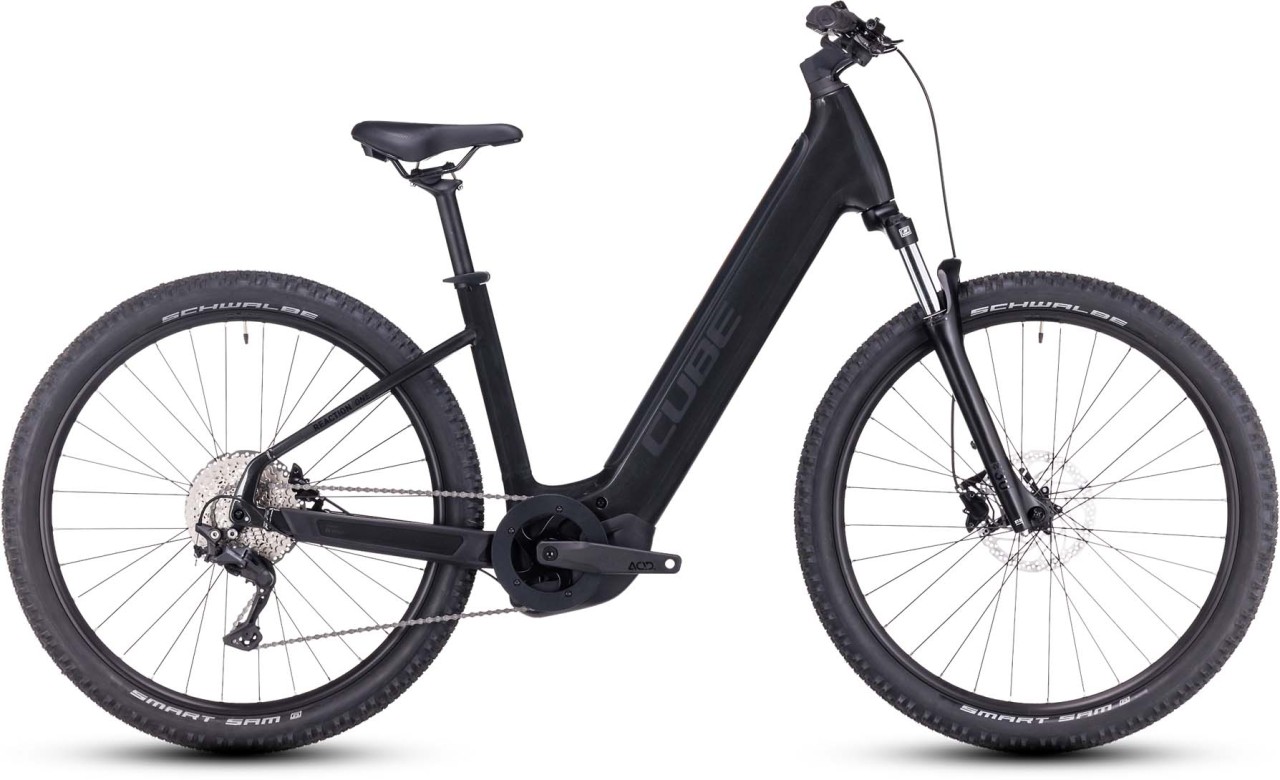 Cube Reaction Hybrid ONE 750 grey n black 2023 - E-Bike Hardtail Mountainbike Tiefeinsteiger