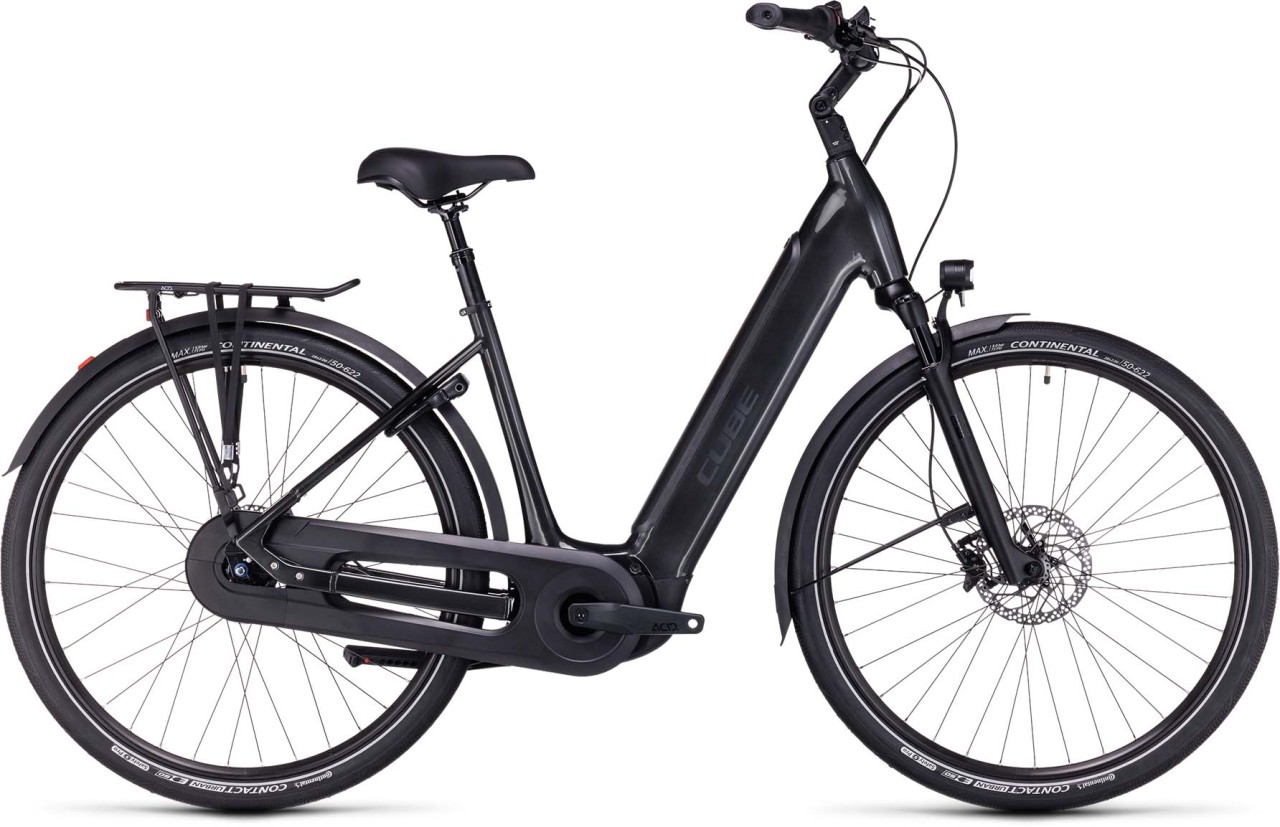 Cube Supreme Hybrid EX 625 grey n black 2023 - E-Bike Trekkingrad Tiefeinsteiger