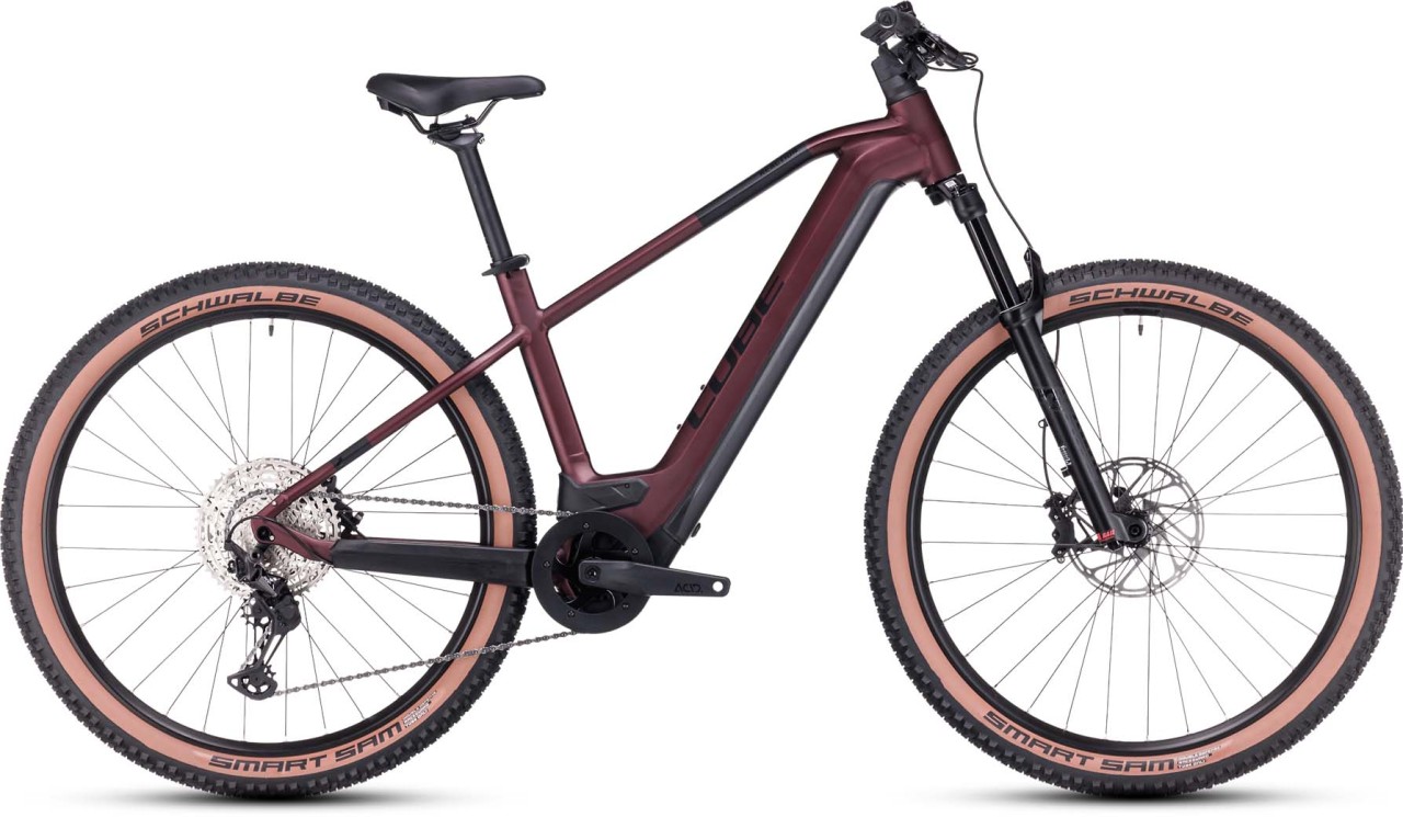 Cube Reaction Hybrid SLX 750 rubyred n black 2023 - E-Bike Hardtail Mountainbike