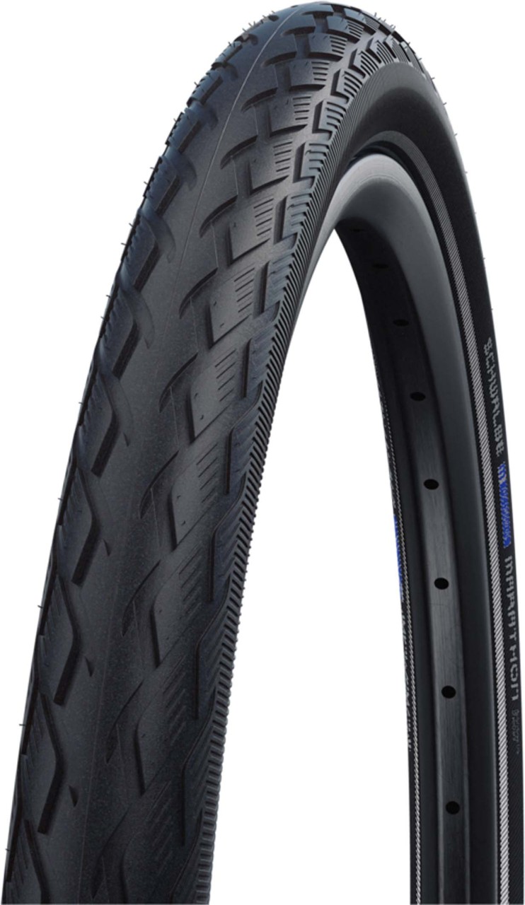 Schwalbe Fahrradreifen Marathon Green Guard HS 420 28-622 28x1,10 700x28C, schwarz Reflex