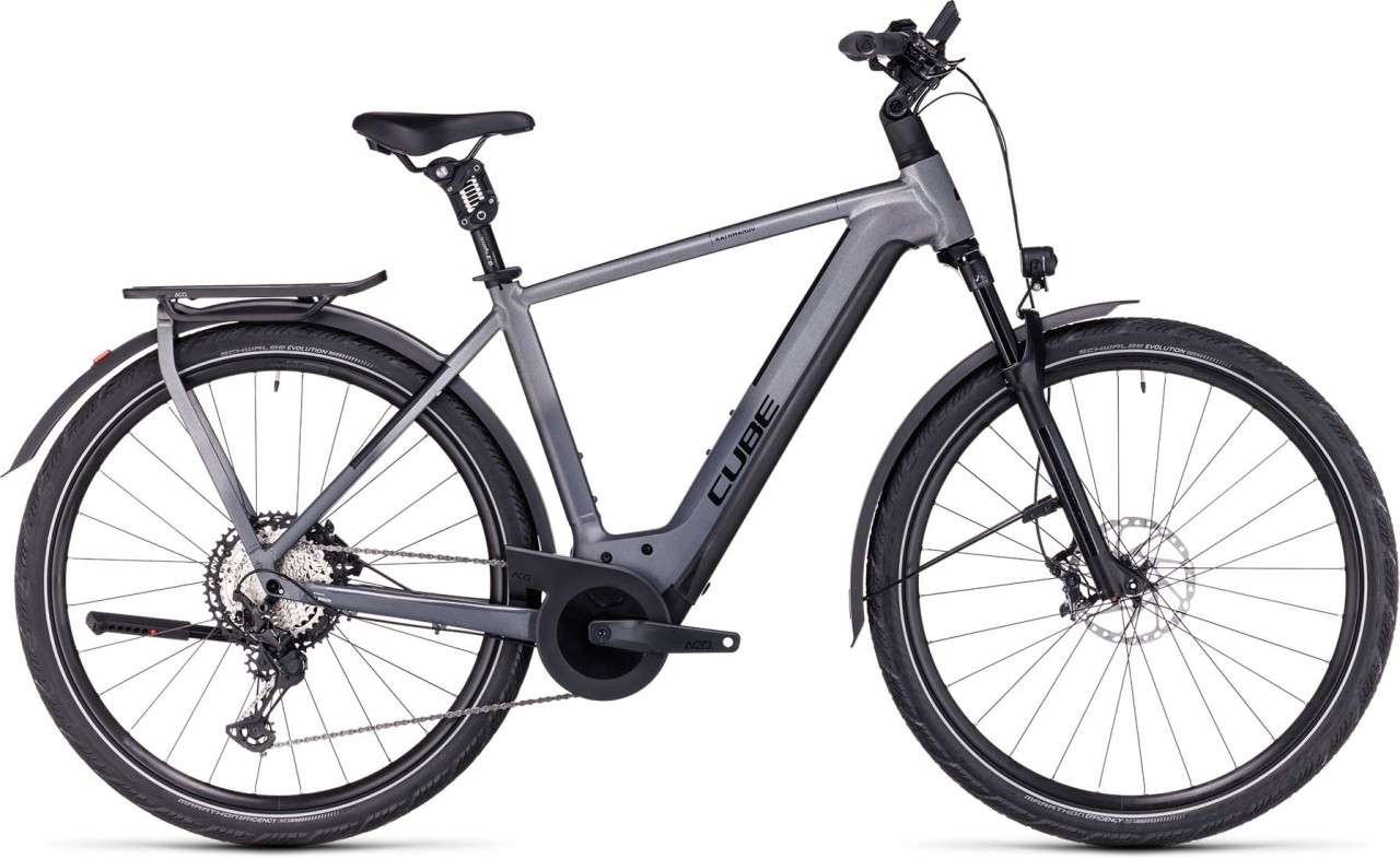 Cube Kathmandu Hybrid SLT 750 prizmsilver n grey 2023 - E-Bike Trekkingrad Herren