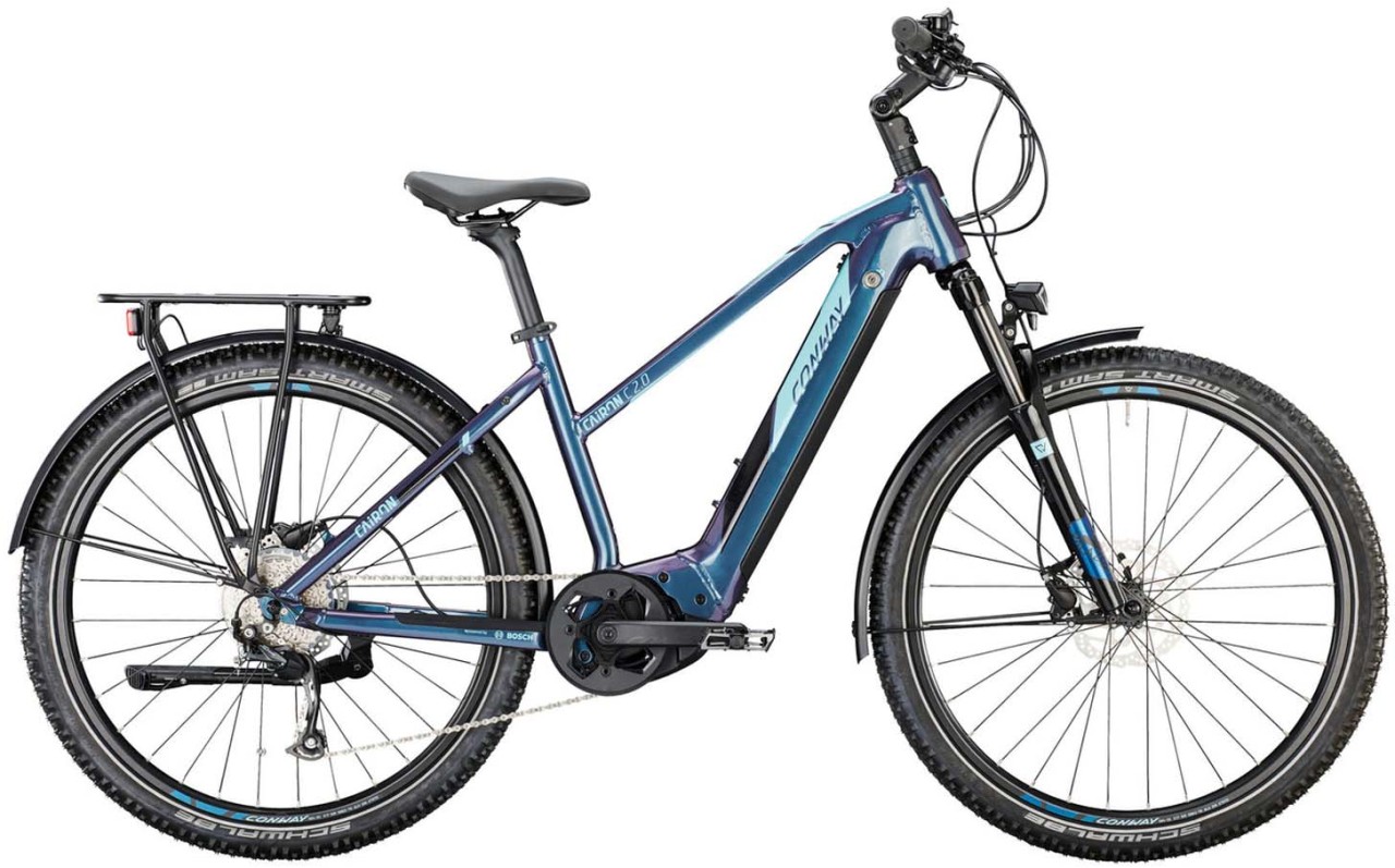 Conway Cairon C 2.0 625 darkpetrol metallic / lightblue 2022 - E-Bike Hardtail Mountainbike Damen