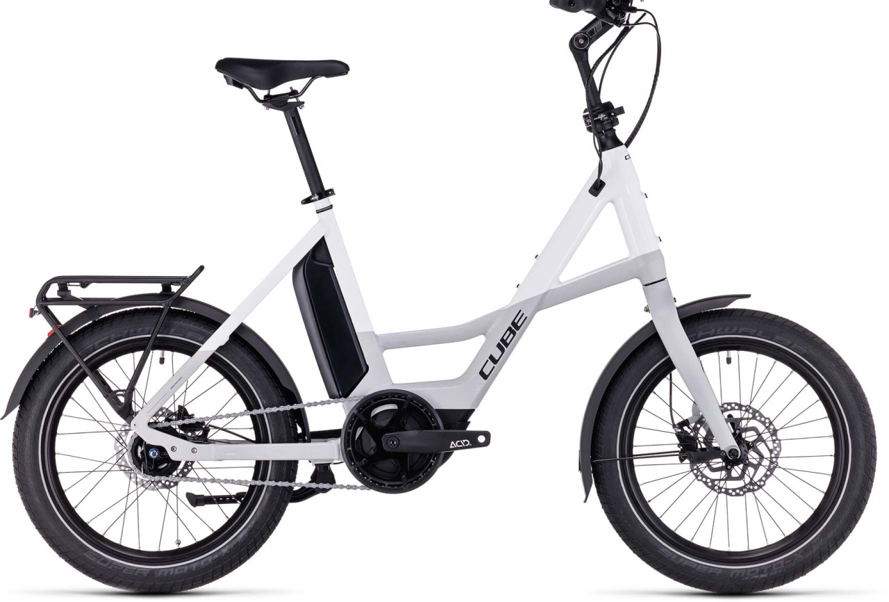 Cube Compact Hybrid 500 grey n white 2023 - E-Bike Kompaktrad
