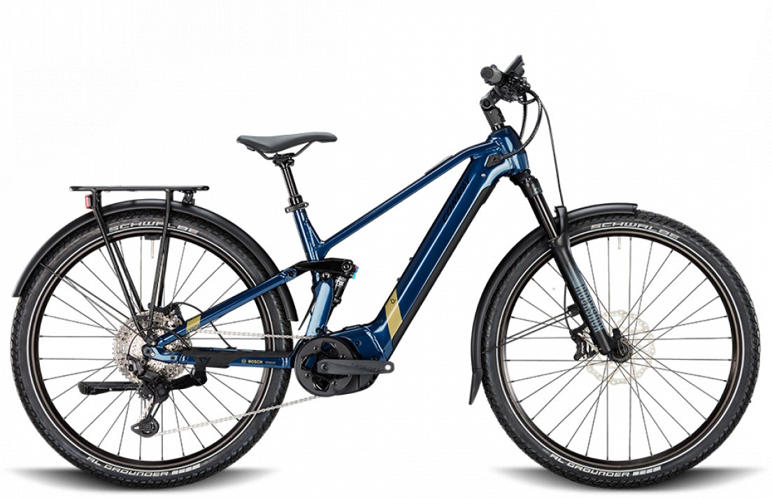 Conway Xyron SUV 6.9 750Wh blue metallic / bronze metallic 2023 - E-Bike Fully Mountainbike