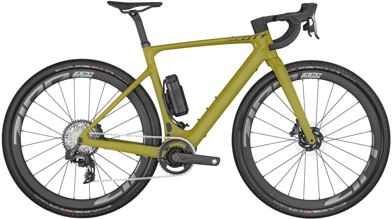 Scott Solace Gravel eRIDE 10 Savana Green 2023 - E-Bike Cyclocross