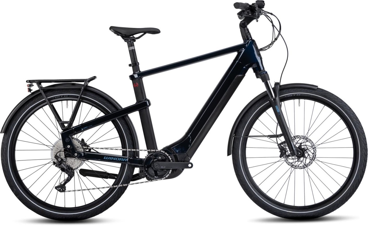 Winora Yakun 10 Darkblue 2023 - E-Bike Trekkingrad Herren