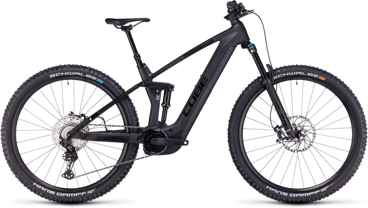 Cube Stereo Hybrid 140 HPC SLX 750 carbon n reflex 2023 - E-Bike Fully Mountainbike - Lackschaden