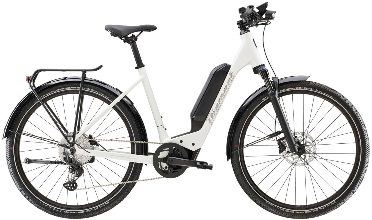 Diamant Zing Gen 2 TIE 545Wh Weiss 2023 - E-Bike Trekkingrad Tiefeinsteiger