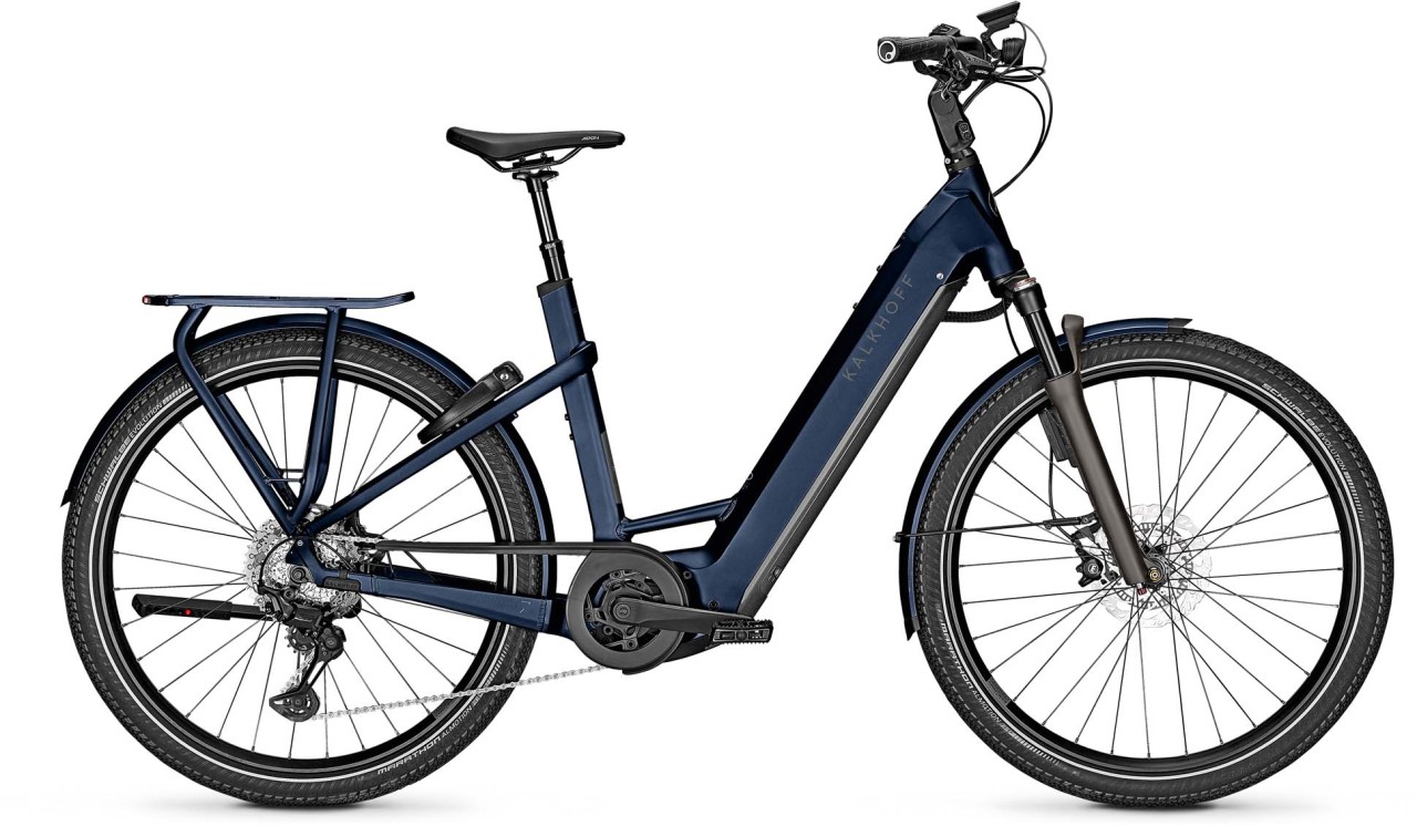 Kalkhoff Endeavour 7.B Advance+ ABS sydneyblue matt 2023 - E-Bike Trekkingrad Tiefeinsteiger